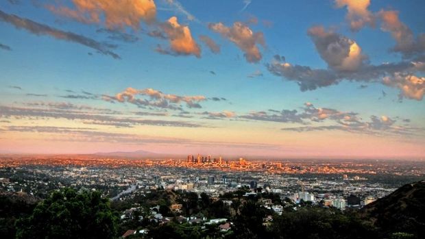 Momen 'magic hour' di Los Angeles