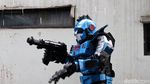 Robot COVID-19 Susuri Gang untuk Bubarkan Kerumunan di Bandung