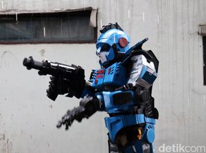 Ada Robot Covid-19 di Bandung, Siap Tertibkan Warga yang Nongkrong