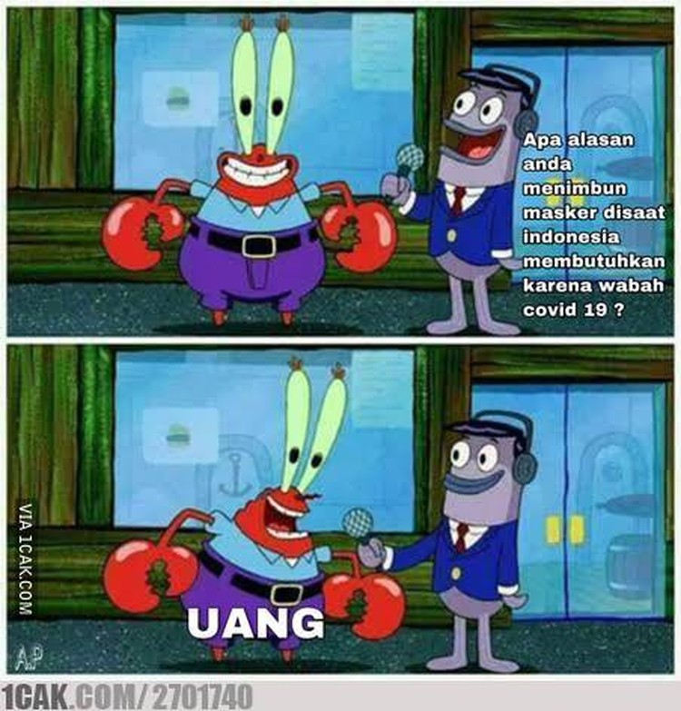 Meme Sindir Penimbun Masker, Kecele Harganya Sudah Balik Normal Meme Sindir Penimbun Masker, Kecele Harganya Sudah Balik Normal