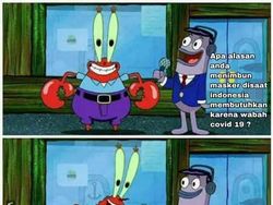 Meme Sindir Penimbun Masker, Kecele Harga Sudah Balik Normal