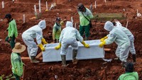 Per hari ini, jumlah pasien sembuh Corona ada 1.391 orang dan meninggal 784 orang. AP Photo/Trisnadi.