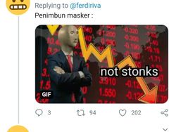 Meme Sindir Penimbun Masker, Kecele Harga Sudah Balik Normal