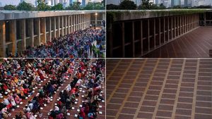 Potret Bukber di Istiqlal Sebelum dan Saat Corona