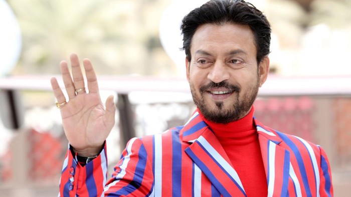 DUBAI, UNITED ARAB EMIRATES - DECEMBER 08:  Irrfan Khan attends a photocall on day three of the 14th annual Dubai International Film Festival held at the Madinat Jumeriah Complex on December 8, 2017 in Dubai, United Arab Emirates.  (Photo by Vittorio Zunino Celotto/Getty Images for DIFF)