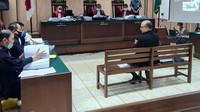 Aksi ini digelar bertepatan sidang yang dihadiri Novel Baswedan di PN Jakarta Utara, Jl. Gajah Mada Gambir Jakarta Pusat, Kamis (30/4/2020). Foto: Istimewa.