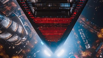 Pemandangan Shanghai World Financial Center, dipotret oleh @panvelvet. Foto: Agora via Daily Mail