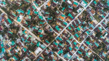 Pemandangan desa Thanh Hóa di Vietnam yang dipotret oleh fotografer lokal  @thanhtoanphotographer Foto: Agora via Daily Mail