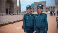 Samarkand bukan hanya menjadi pusat Islamisasi ke wilayah Asia Tengah, namun juga pernah menjadi pusat budaya. Karena di kota ini terjadi pertemuan tiga budaya, yaitu budaya Arab, budaya Barat dan budaya China.  Str/AFP via Getty Images.