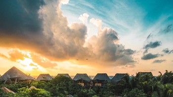 Penginapan di Tulum, Meksiko, dipotret oleh fotografer Kanada @blakehobson. Foto: Agora via Daily Mail