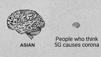 Di Inggris ramai hoax 5G bikin virus Corona, mereka yang percaya diolok-olok berotak kecil (Boredpanda)