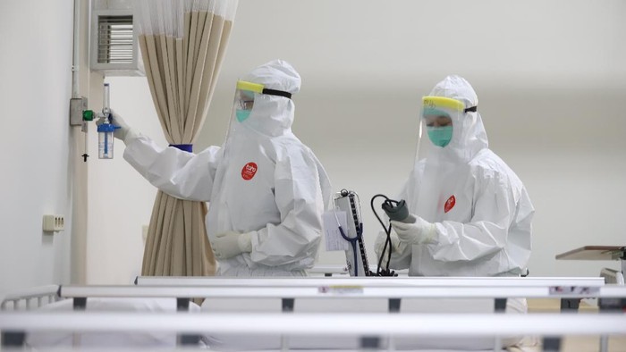 210 Bed Isolasi untuk Pasien COVID-19 Ciputra Hospital menyiapkan sedikitnya 210 Bed isolasi untuk pasien COVID-19 yang berlokasi di Ciputra Hospital Citra Garden City, Jakarta. Ini potretnya.