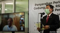 Menteri Kesehatan Terawan Agus Putranto berterima kasih atas bantuan dari CT Corp dan Bank Mega. Ia berharap dengan adanya bantuan ini dapat memberikan semangat bagi para tenaga medis untuk memberikan pelayanan optimal kepada pasien COVID-19.