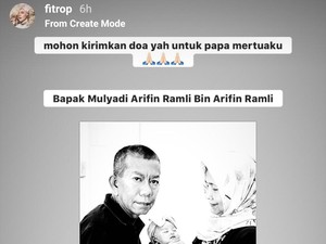 Ayah Mertua Fitri Tropica Meninggal Dunia