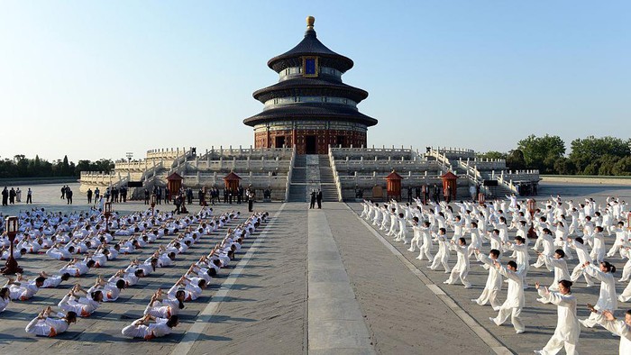 Olahraga tai chi.