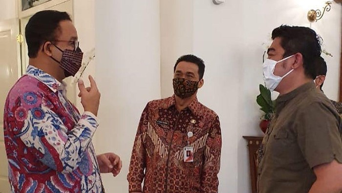 Ustaz Solmed temui Gubernur DKI Anies Baswedan