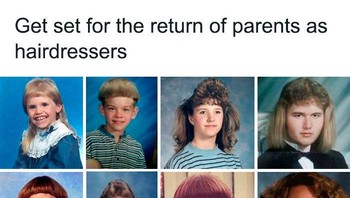 Para orangtua terpaksa mencukur rambut anaknya. Akibatnya kacau (Boredpanda)