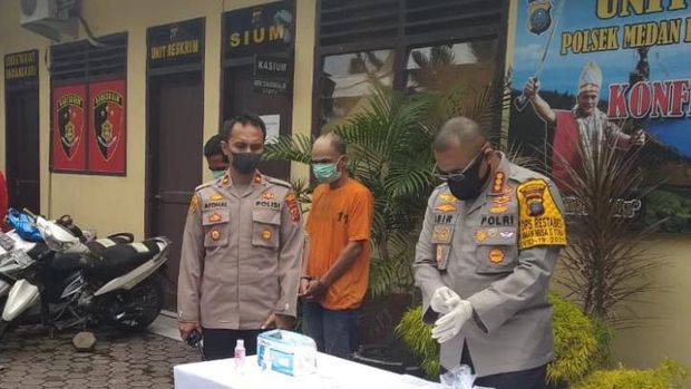 Dua pencuri pagar besi Lapangan Merdeka Medan ditangkap