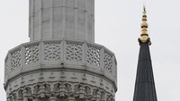 Keberadaan masjid ini tidak terlepas dari sejarah hubungan diplomatik Kekhalifahan Usmaniyah dan Kerajaan Prussia pada abad ke-18. Carsten Koall/Getty Images.