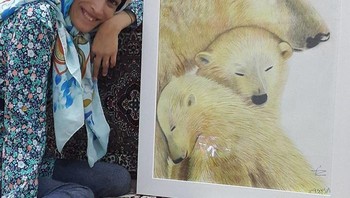 Adalah Fatemeh Hammami Nasrabadi wanita usia 31 tahun asal Iran. (Foto: Instagram/fatemehamami)