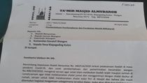 Heboh Viral Surat Rencana Takmir Hendak Robohkan Masjid di Banyumas
