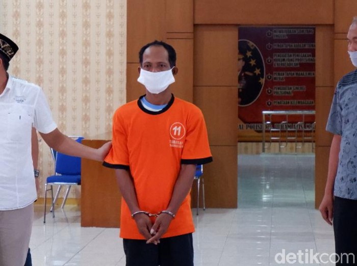 Pelaku penyekapan pegawai koperasi di Klaten, Jumat (1/5/2020).