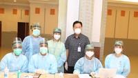 Kegiatan 1.000 Rapid Test Covid-19 ini dalam rangka menyambut Hari Buruh Internasional.