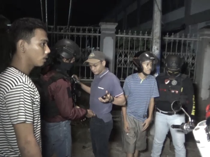 Tim Penikam Polrestabes Makassar tangkap 2 kelompok pemuda balap liar.