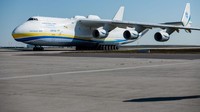 Menggendong enam mesin turbo, Mriya memiliki berat muatan maksimum 250 ton.