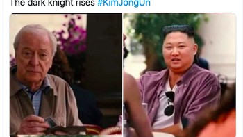 Mirip seperti adegan di film The Dark Knight Rises ketika Bruce Wayne kembali setelah diduga kuat mati. Foto: Twitter