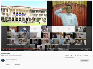Pandemi Corona, UGM Gelar Upacara Peringatan Hardiknas Virtual