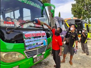 Protes Tidak Diperhatikan Pemerintah, Pengusaha Elf Gelar Aksi Manasi Mesin