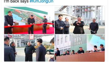 Saya kembali, pajang netizen ini, lengkap dengan foto-fotonya. Foto: Twitter