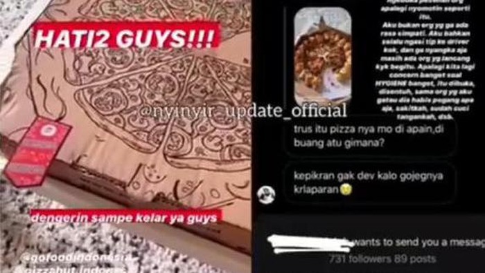 Kasus pizza Devienna hilang satu potong