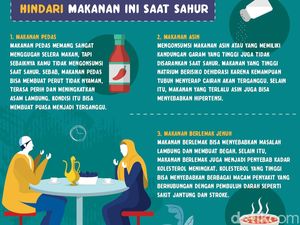 Pantangan Saat Sahur agar Sehat Terus Saat Puasa