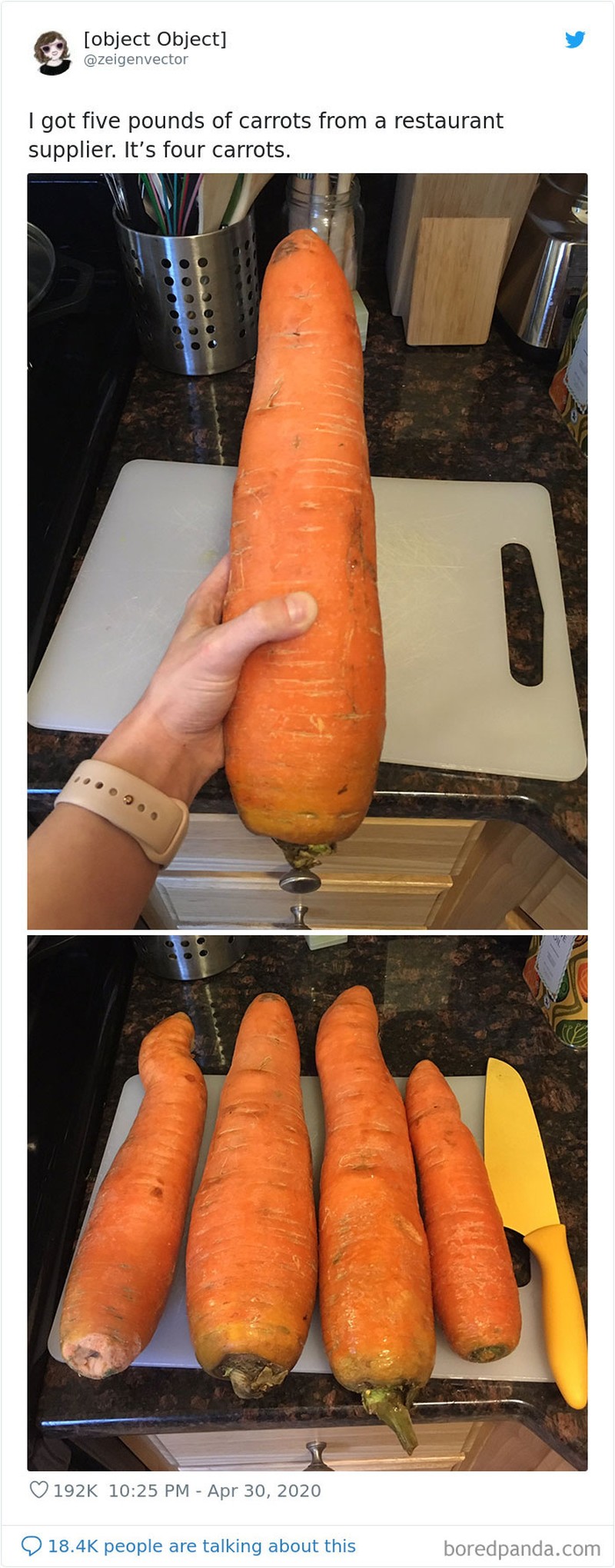 Disaat kondisi seperti sekarang ini, banyak orang memanfaatkan untuk berbelanja online. Termasuk membeli sayuran. Tapi, uniknya mereka justru dapat ukuran yang tak biasa.