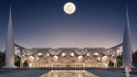 Dubai terkenal sebagai salah satu daerah yang memiliki banyak bangunan masjid dengan desain yang tak hanya megah tetapi juga menawan. Salah satu masjid dengan desain arsitektur yang unik dan juga memesona adalah Mosque of Light atau masjid cahaya. Istimewa/Dok. NUDES via Archdaily.com.