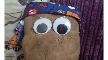 Kentang ini bahkan mirip dengan Mr.Potatohead di film Toy Story.
