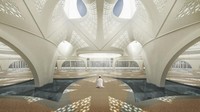 Keunikan masjid yang berada di kawasan Dubai, Uni Emirat Arab ini membuat bangunan tersebut kerap disebut sebagai salah satu masjid terunik di dunia. Istimewa/Dok. NUDES via Archdaily.com.