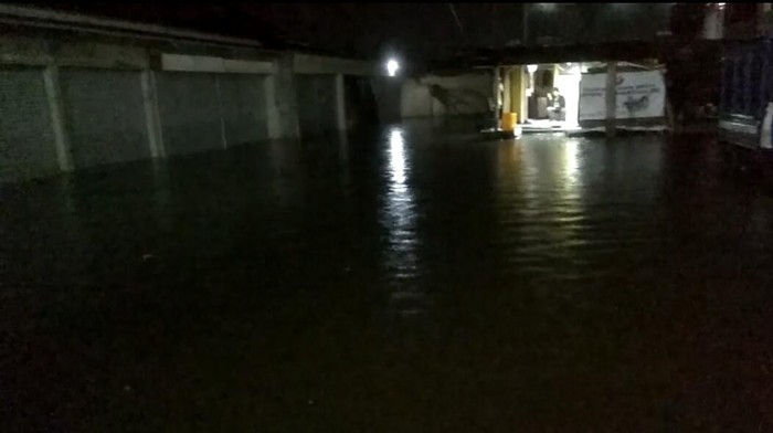 Pemukiman warga terendam banjir