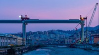 Jembatan baru ini dibangun dengan cepat di tengah pandemi Corona. Memiliki panjang sejauh lebih dari satu kilometer dengan ketinggian 45 meter.