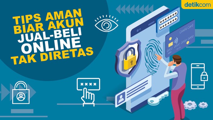 Infografis Tips Aman Jual Beli Online