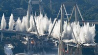 Jembatan bak kapal terapung ini menggantikan struktur Jembatan Morandi yang runtuh sebelumnya. Jembatan itu runtuh pada 14 Agustus 2018 dan menewaskan 43 orang