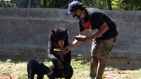 Hewan-hewan tersebut tidak lagi merasa stres, mereka hidup dengan nyaman karena perawatan yang lebih intensif. ANTARA FOTO/Nyoman Hendra Wibowo.  