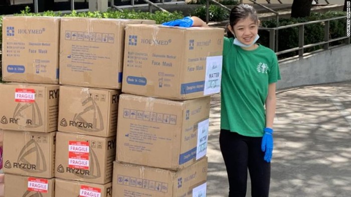 This Texas teenager delivered 10,000 masks to medical workers (CNN)