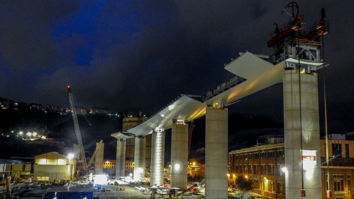 Jembatan Morandi Baru Genoa Italia