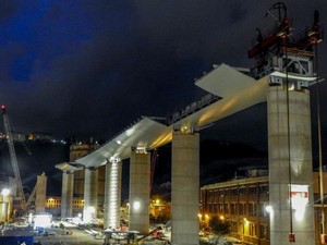 Jembatan Baru di Italia Bak Kapal Terapung, Pengganti yang Roboh