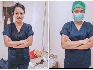 Kisah Selebgram Falla Adinda Jadi Relawan Medis Corona di Wisma Atlet