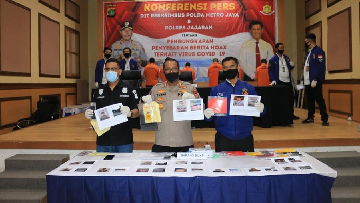 Polda Metro Jaya Rilis Kasus Hoax