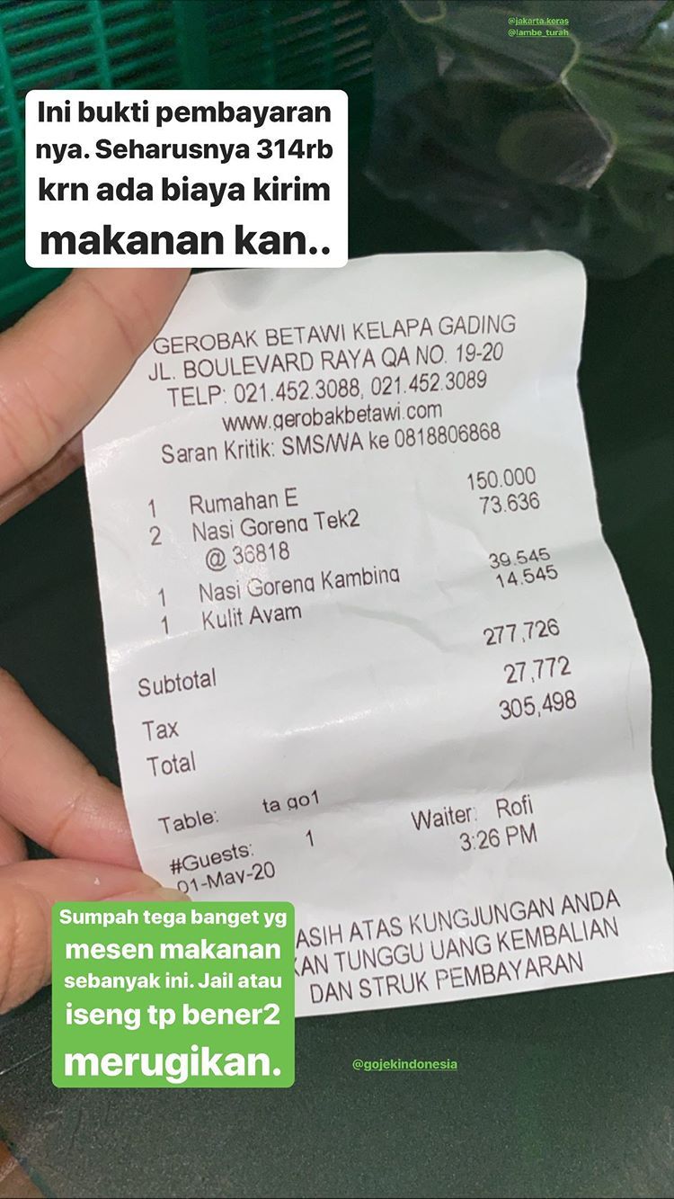 driver ojol tertipu opik